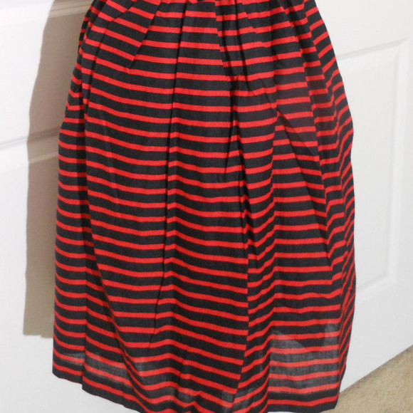 J CREW Stripe Linen Cotton Sundress 2 NWT RED/NAVY - Picture 7 of 7